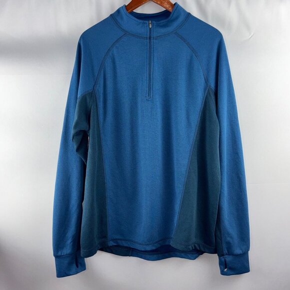 L.L.Bean Men's 1/4 Zip Pullover Base Layer - Picture 1 of 6